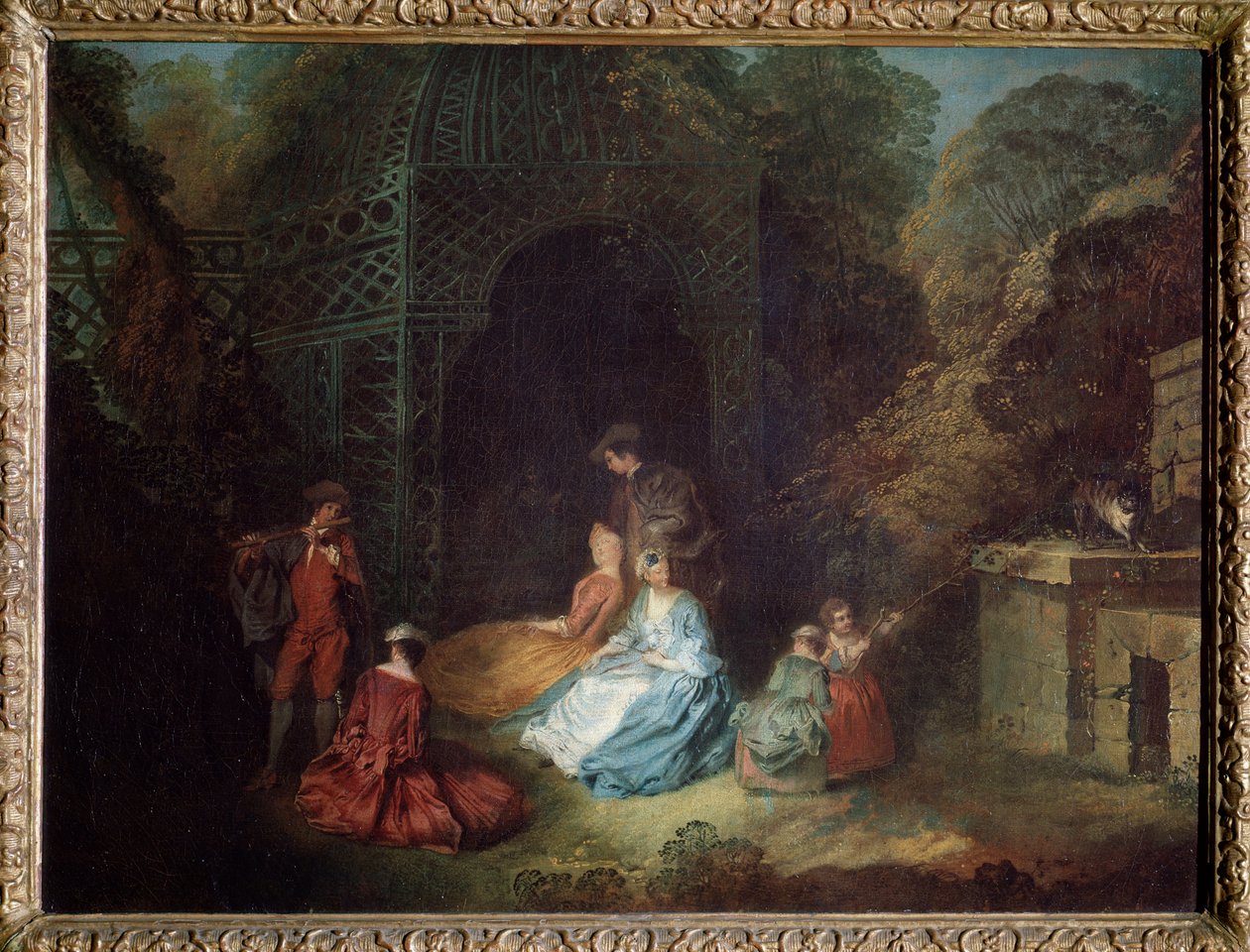 Flüt çalan (Resim by Jean Antoine Watteau