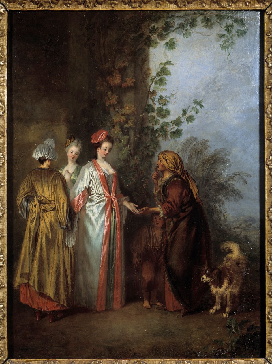 Falcı. Jean Antoine Watteau