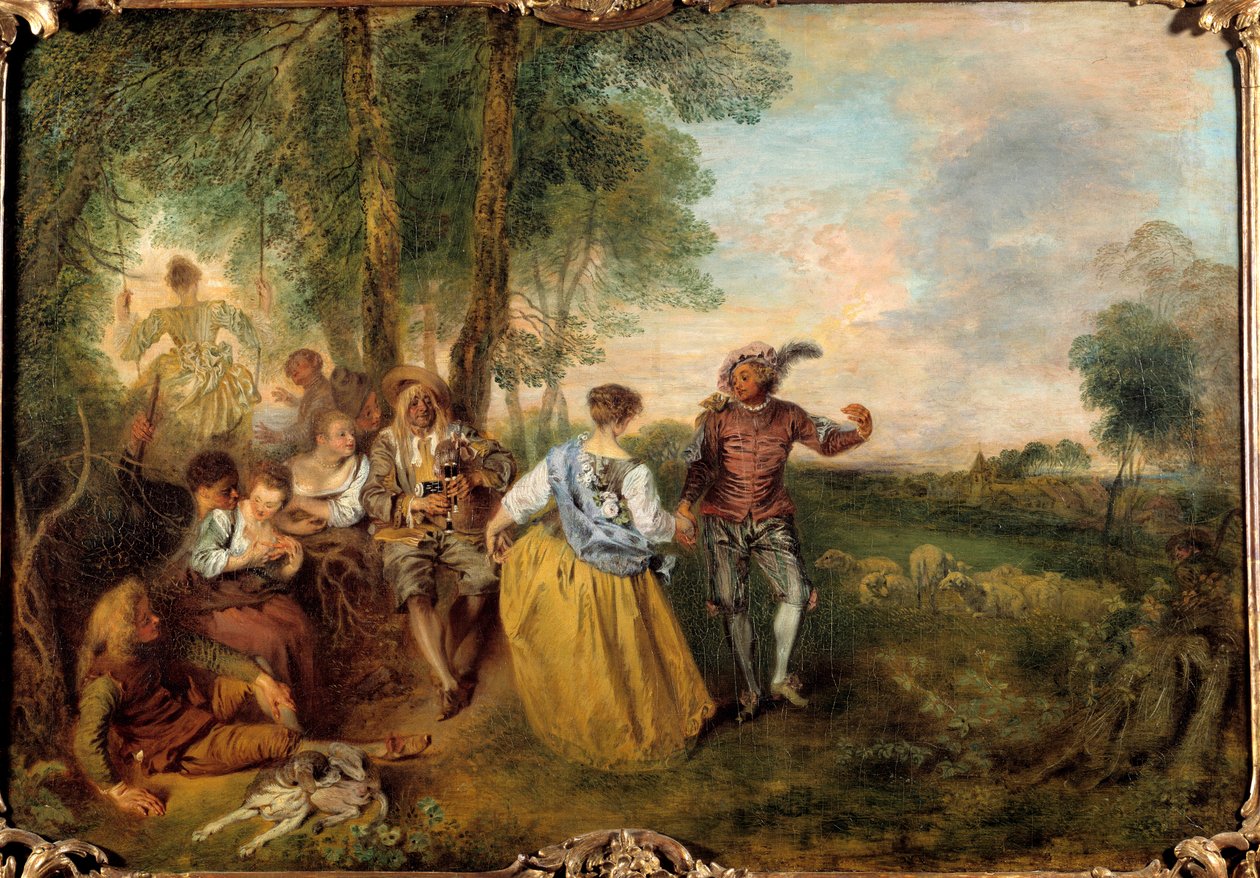 Çobanlar. Jean Antoine Watteau