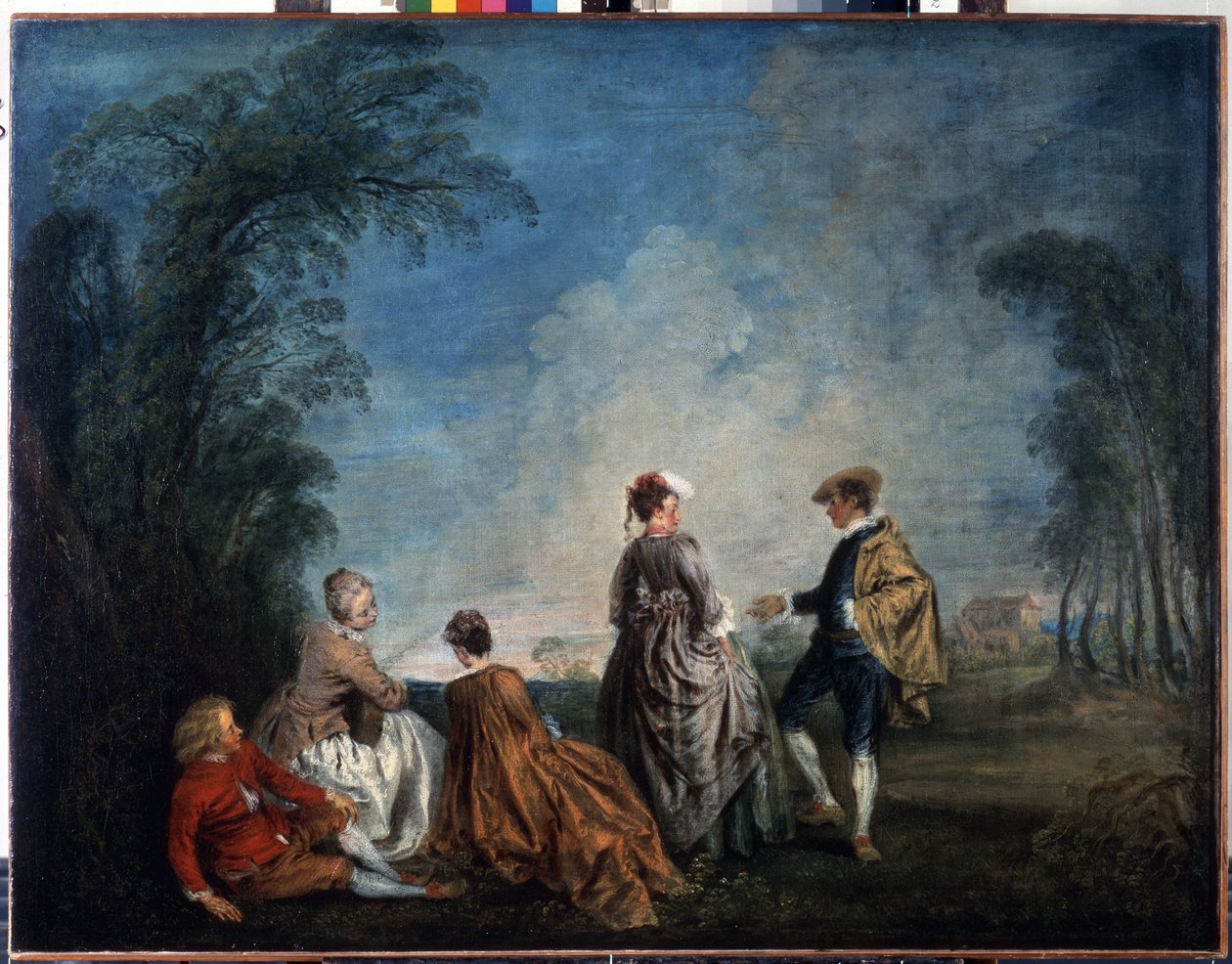 Utanç verici bir teklif. Jean Antoine Watteau