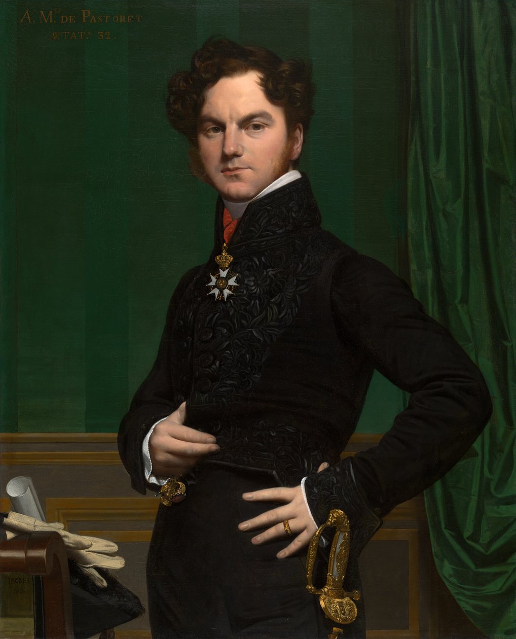 Amédée-David, Kont de Pastoret by Jean Auguste Dominique Ingres