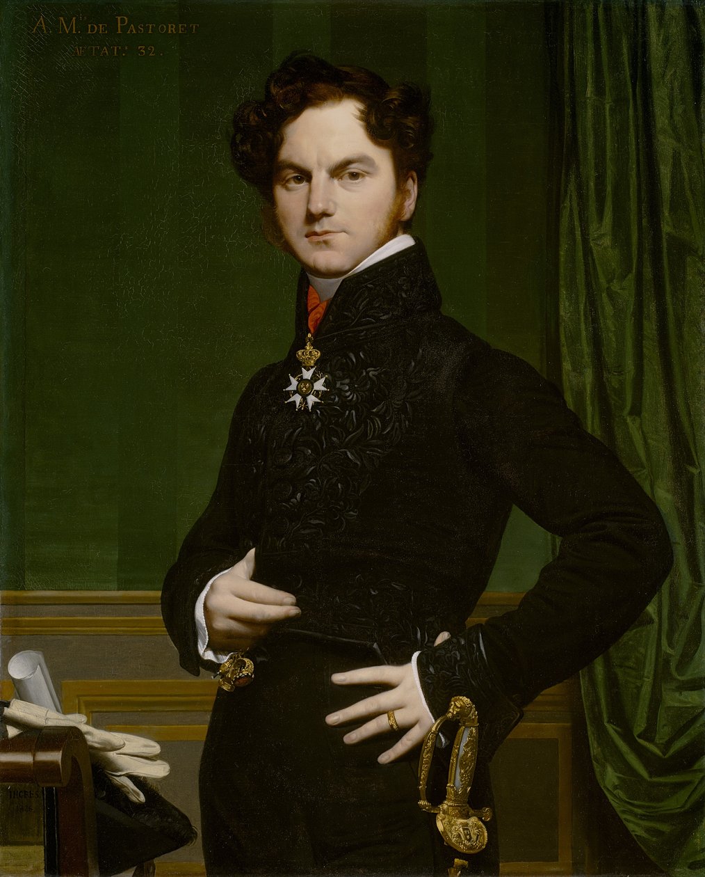 Amédée-David, Kont de Pastoret, 1823-26 by Jean Auguste Dominique Ingres