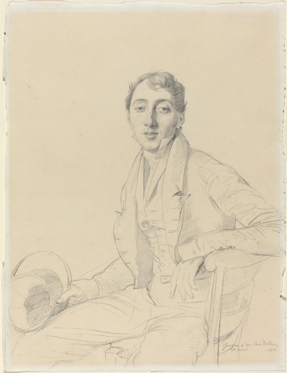 Doktor Louis Martinet by Jean Auguste Dominique Ingres