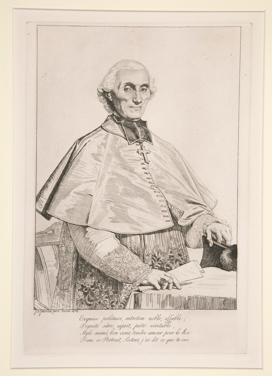 Gabriel Cortois de Pressigny by Jean Auguste Dominique Ingres