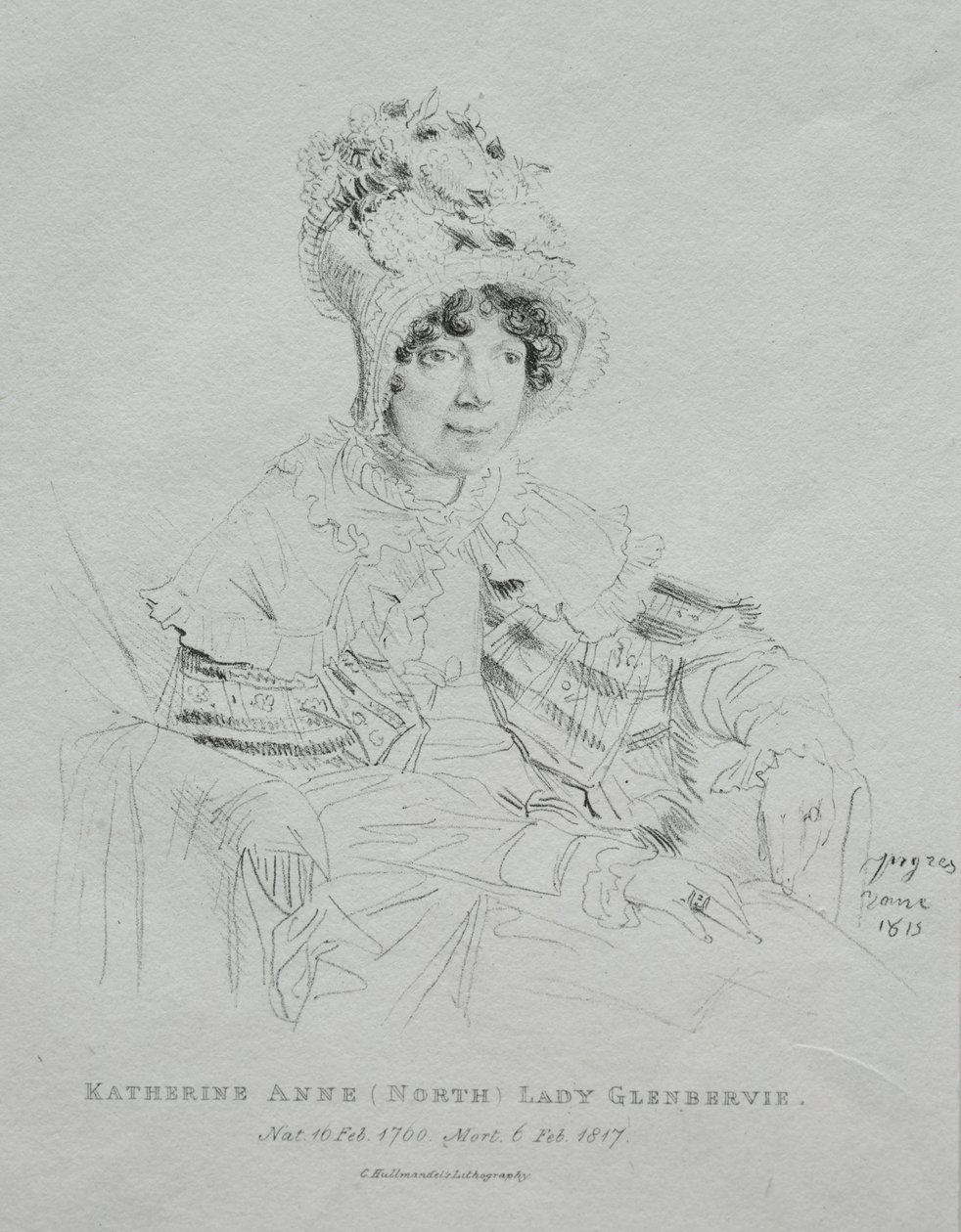 Katherine Anne Leydi Glenbervie by Jean Auguste Dominique Ingres