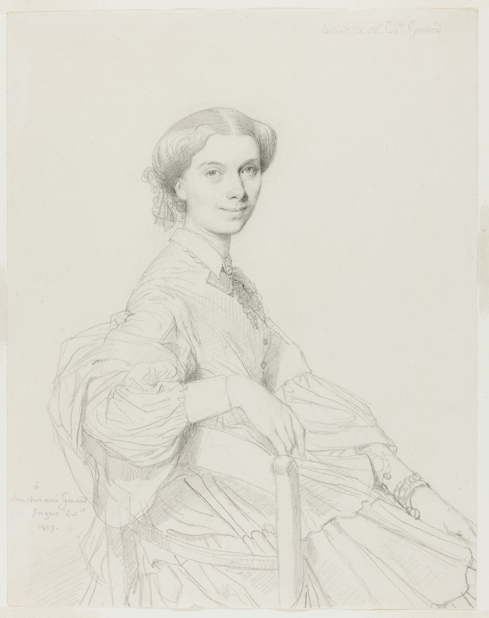 Madam Charles Gounod by Jean Auguste Dominique Ingres
