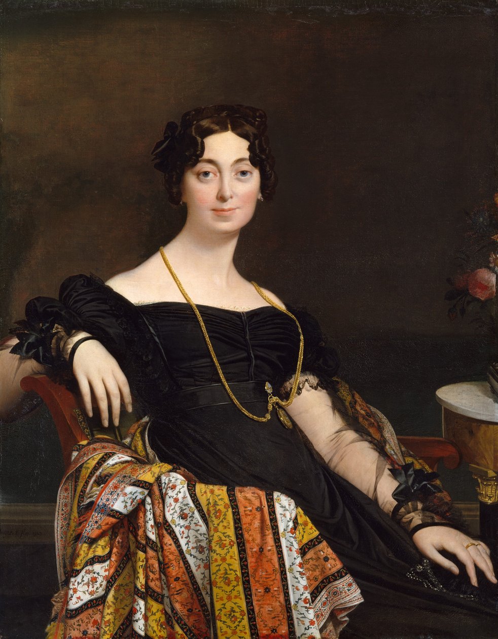 Madam Jacques-Louis Leblanc Françoise Poncelle, 1788-1839, 1823. by Jean Auguste Dominique Ingres