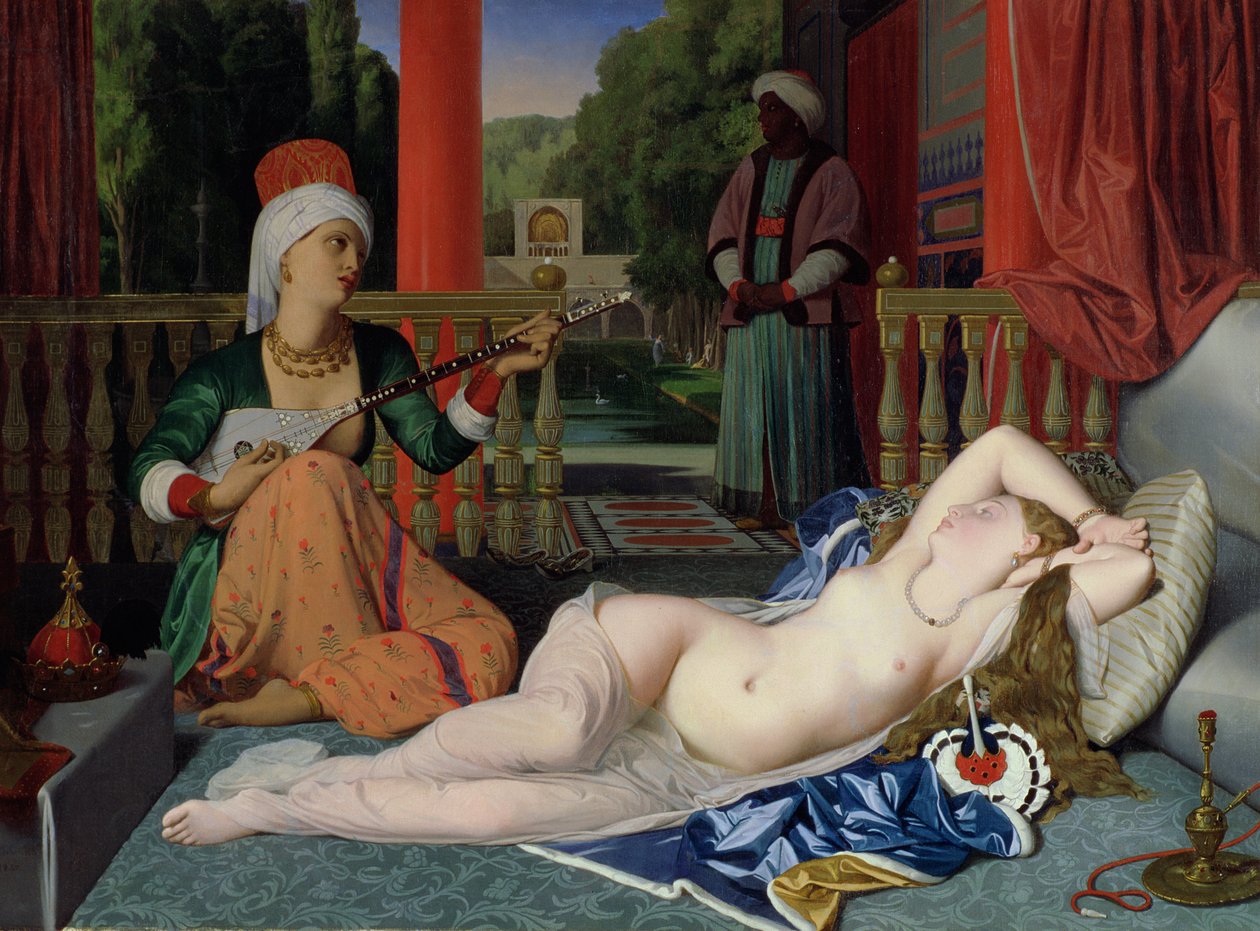 Köle ile Odalık by Jean Auguste Dominique Ingres