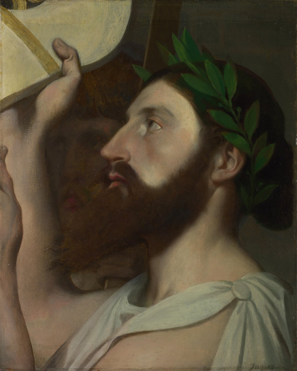 Pindar ve Ictinus, 1830 ve 1867 Arası by Jean Auguste Dominique Ingres