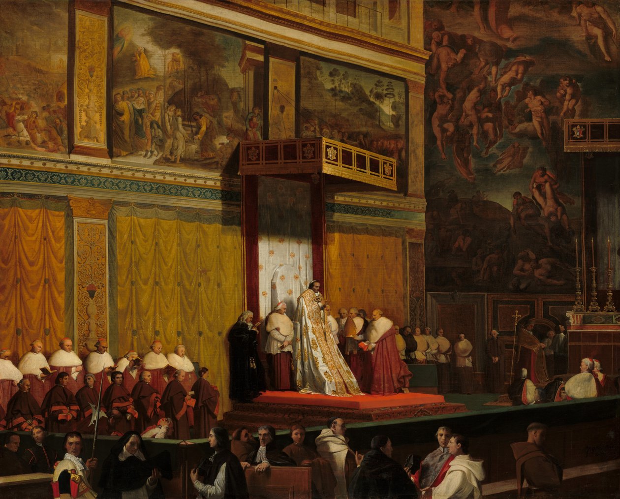 Papa Pius VII, Sistine Şapeli