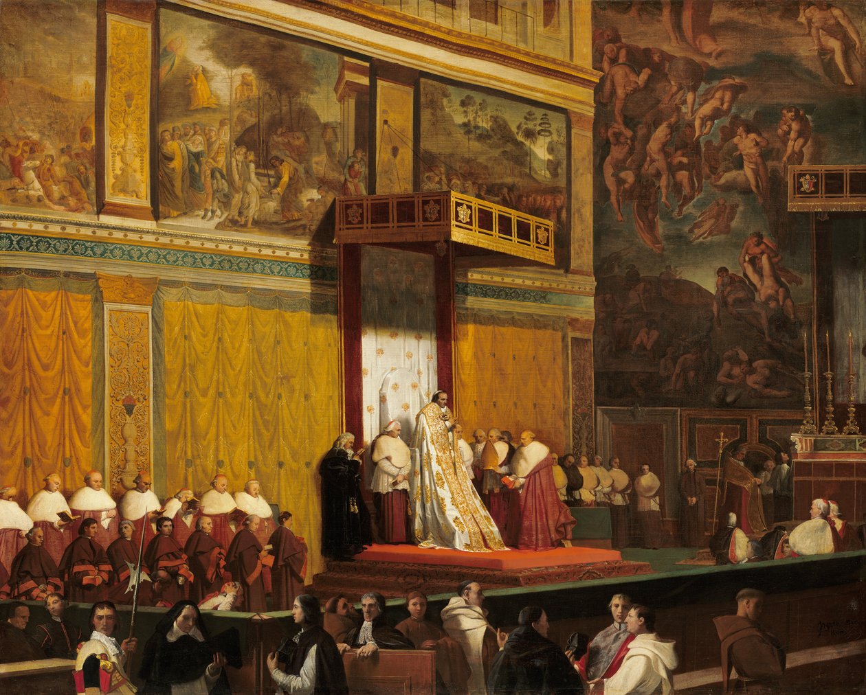 Papa Pius VII, Sistine Şapeli