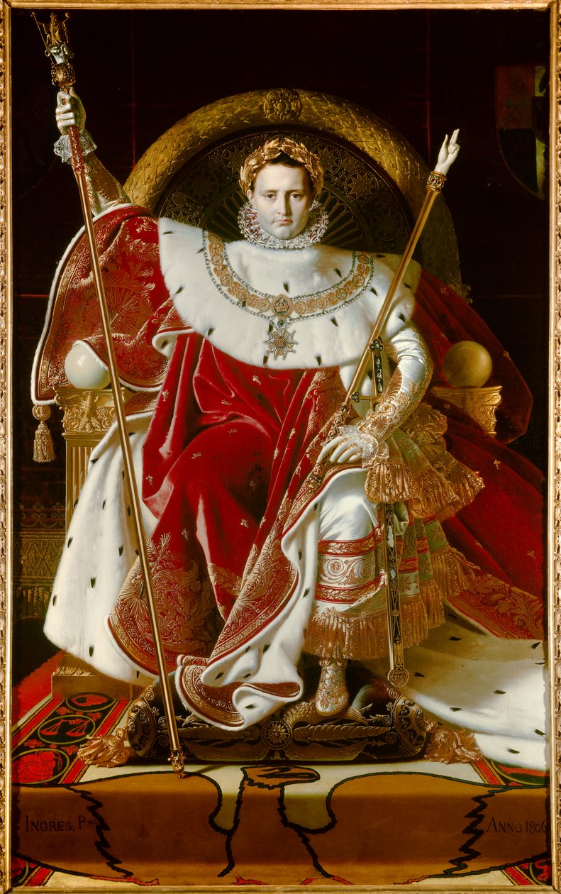 Napolyon I Portresi by Jean Auguste Dominique Ingres