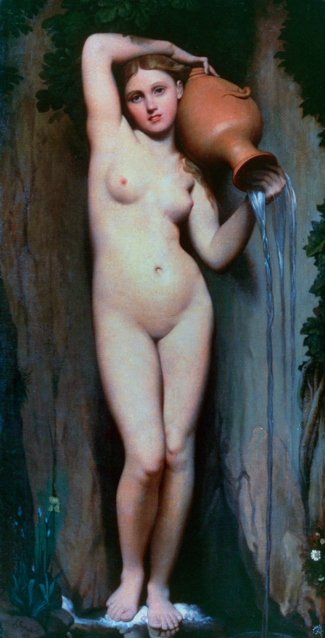Kaynak, 1856 by Jean Auguste Dominique Ingres