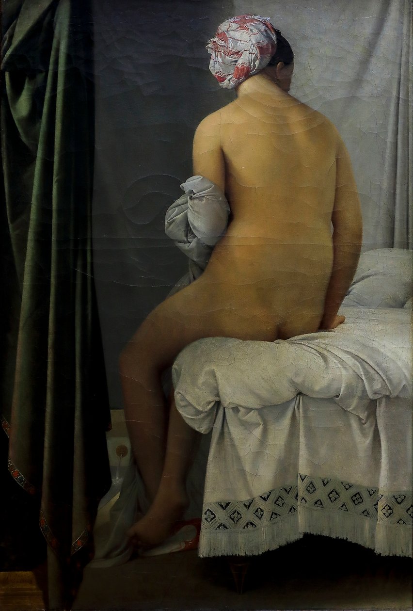 Yıkanan (Valpiçon Yıkanan) by Jean Auguste Dominique Ingres