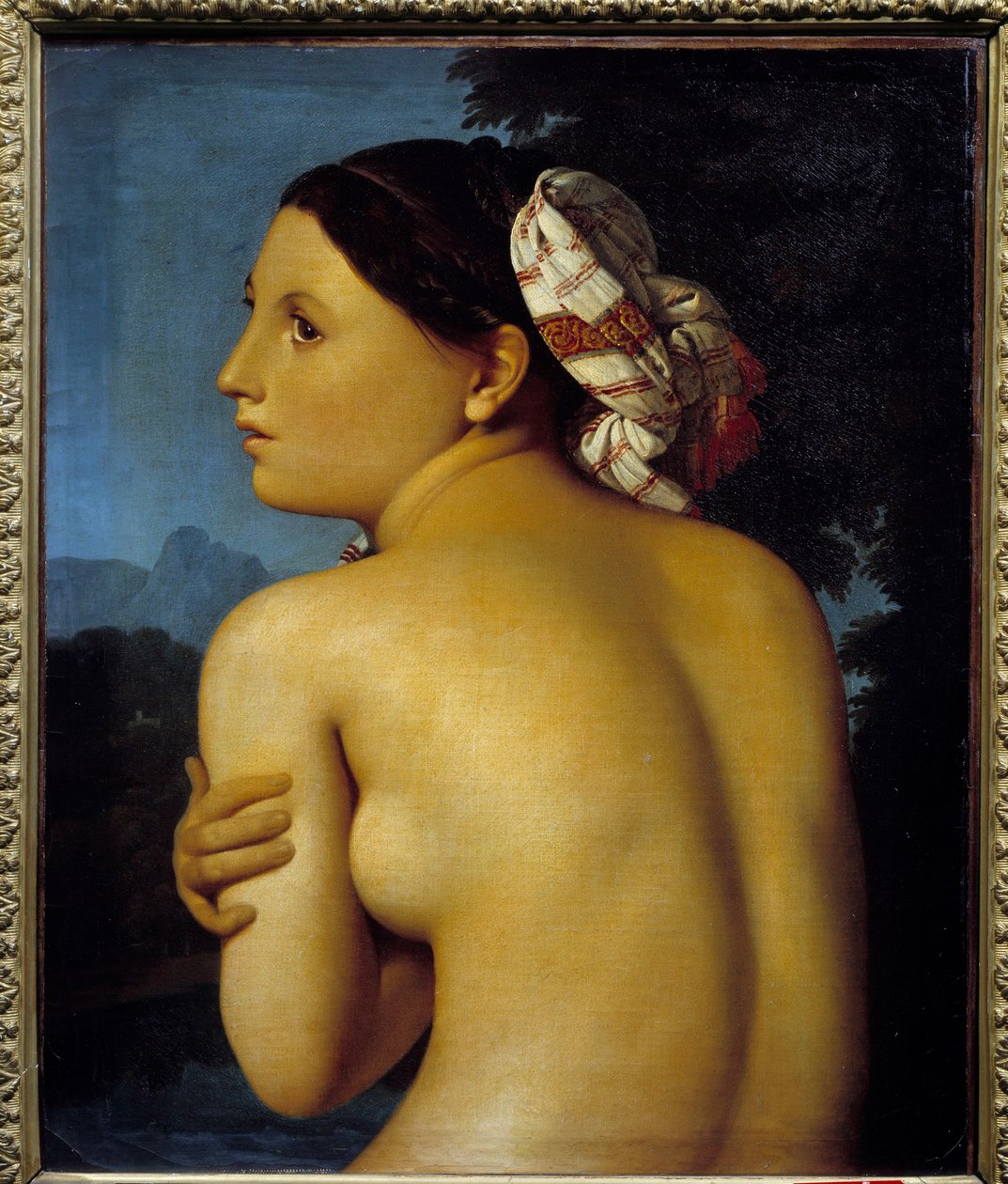 yüzücü. Jean Auguste Dominique Ingres