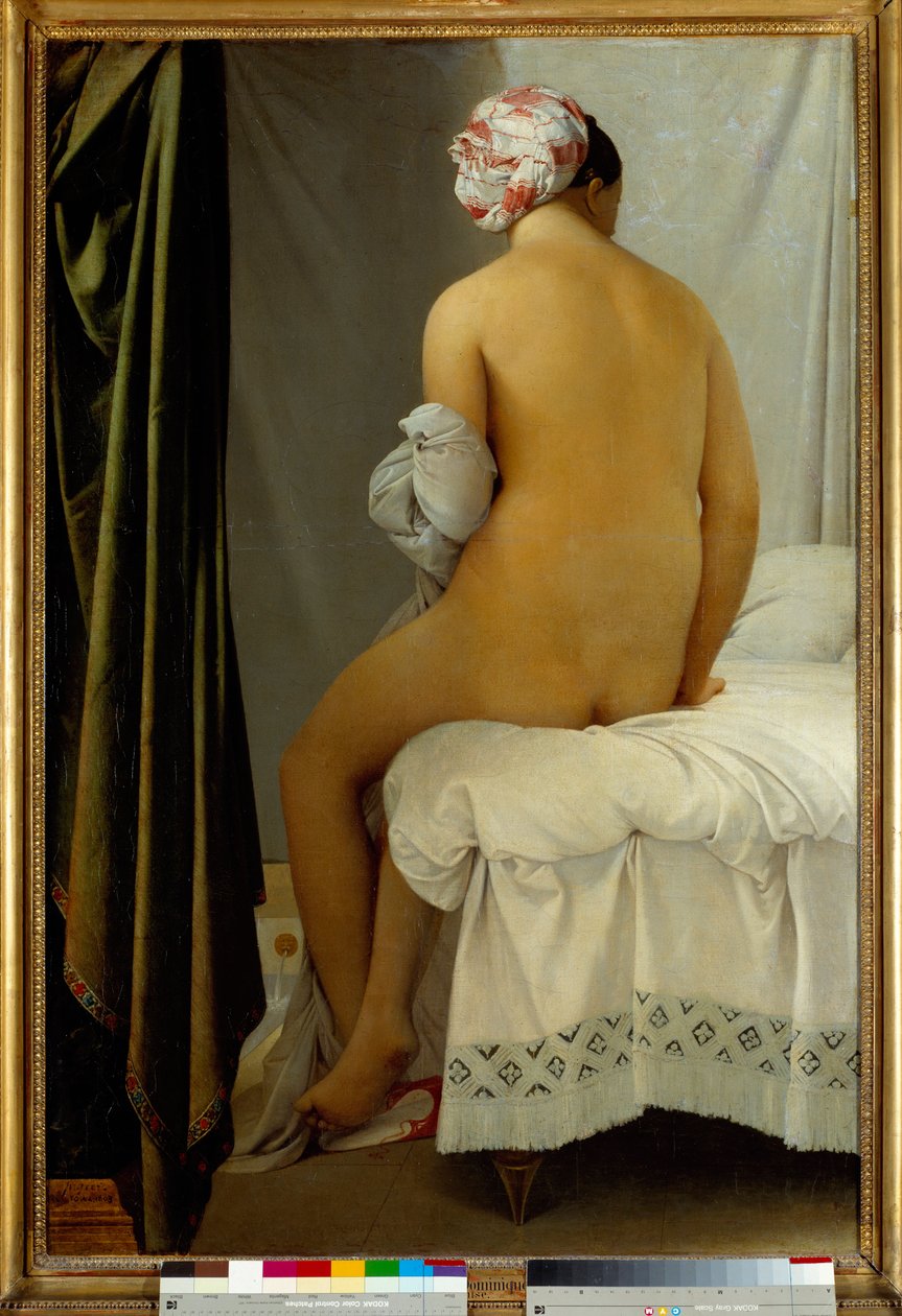Valpincon yıkanan by Jean Auguste Dominique Ingres