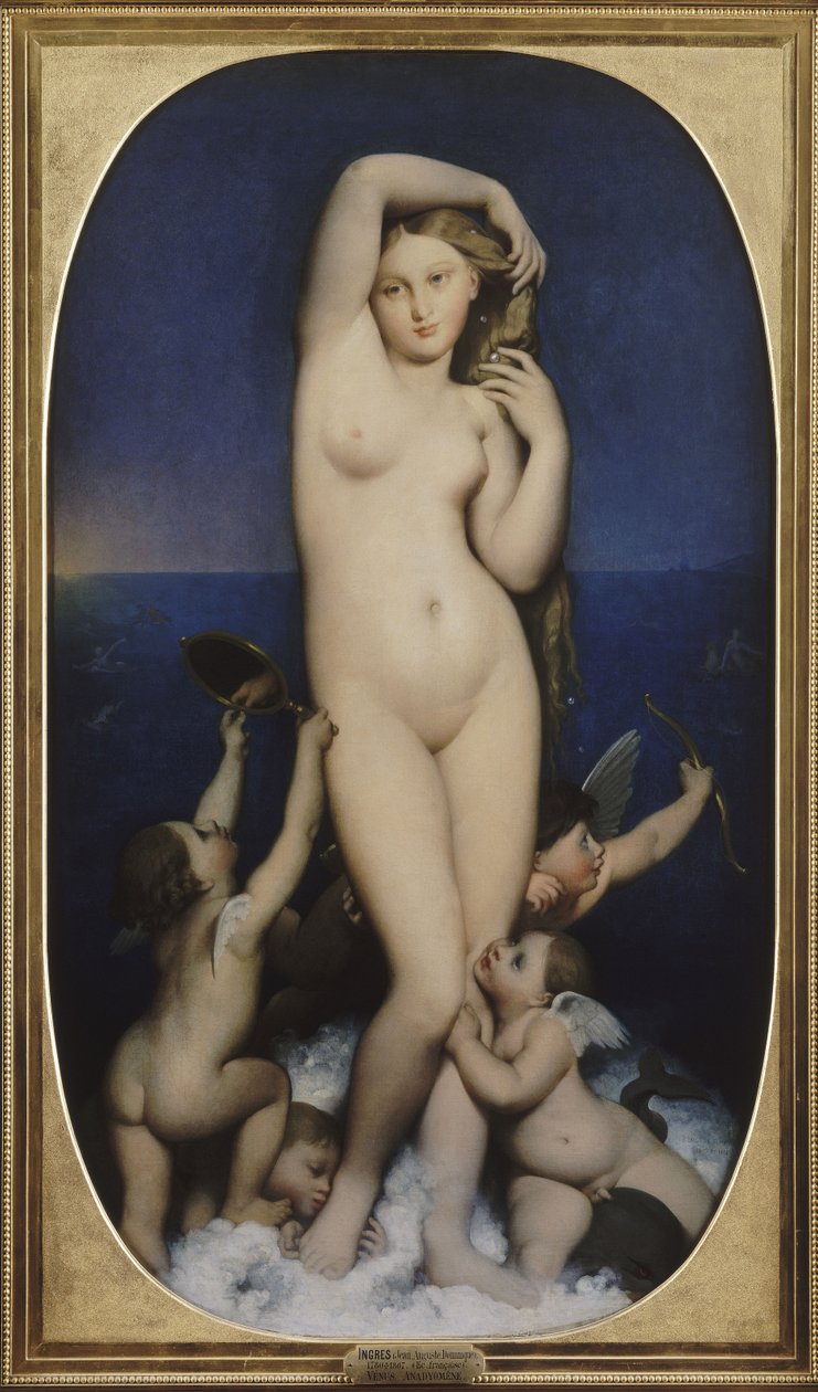Venüs Anadyomene by Jean Auguste Dominique Ingres