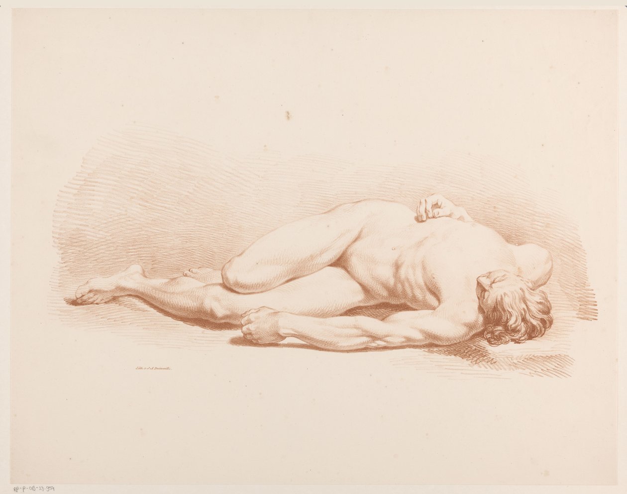 çıplak adam yalan by Jean Augustin Daiwaille