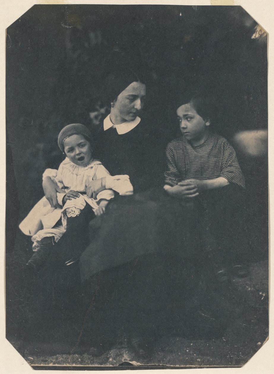 İki Çocuklu Anne, c. 1855. by Jean Baptist Frénet