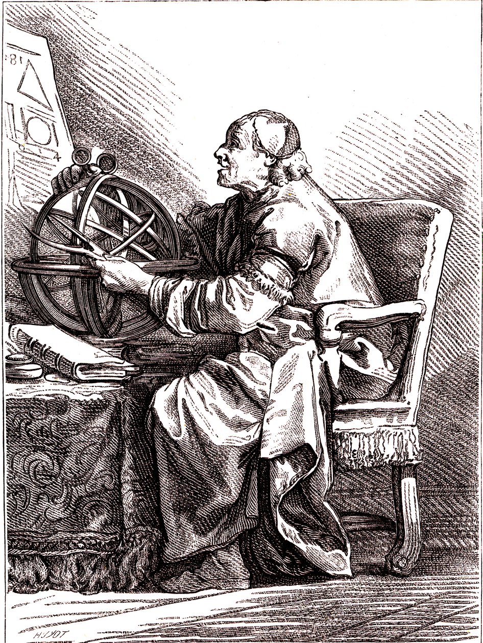 Astronom.1878 (Gravür) by Jean Baptiste (after) Le Prince