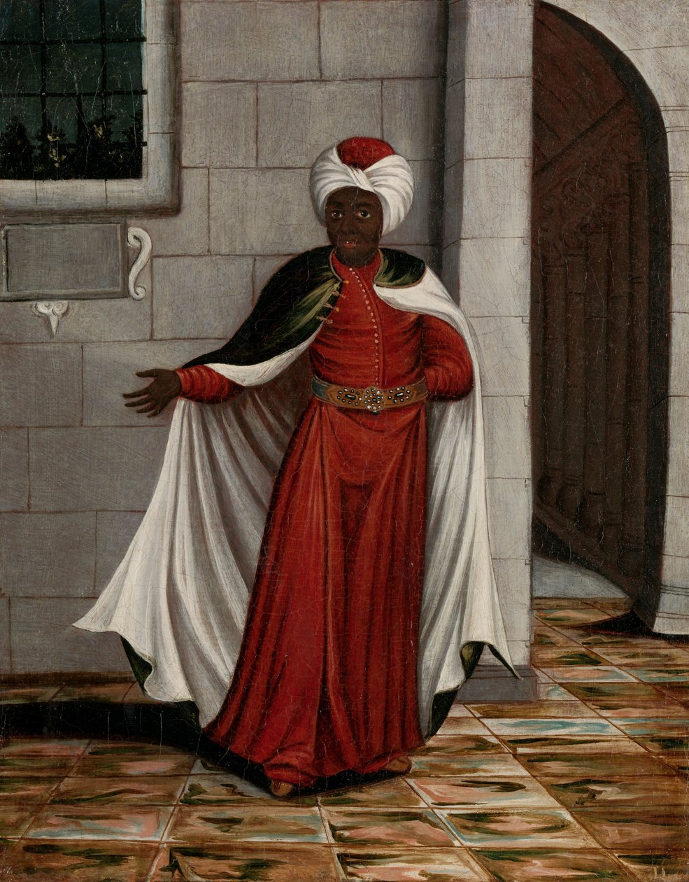 Sultan'ın Kara Hadımlarının Şefi Kislar Ağası by Jean Baptiste (circle of) Vanmour