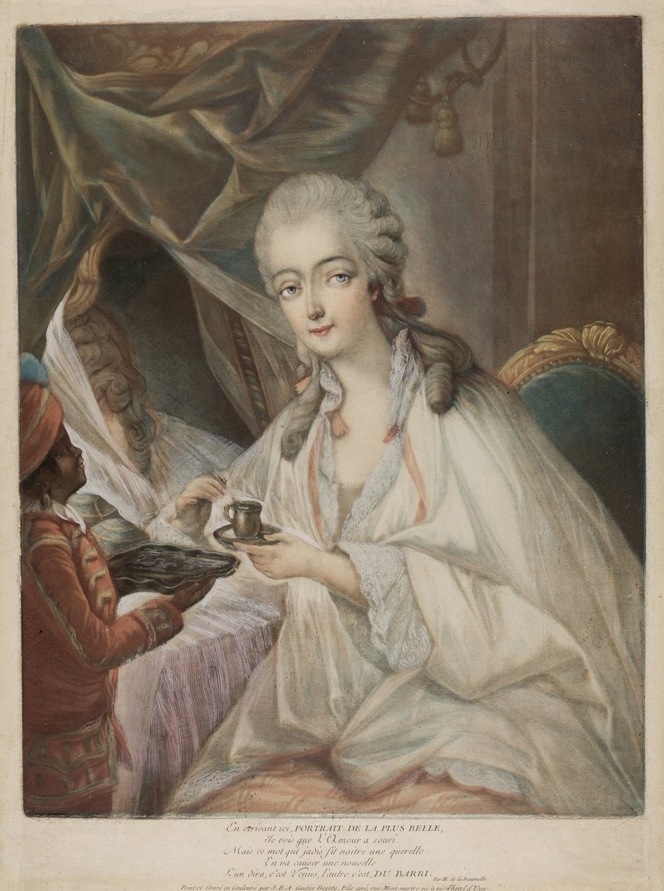 Madam du Barry, 1771 by Jean Baptiste André Gautier Dagoty