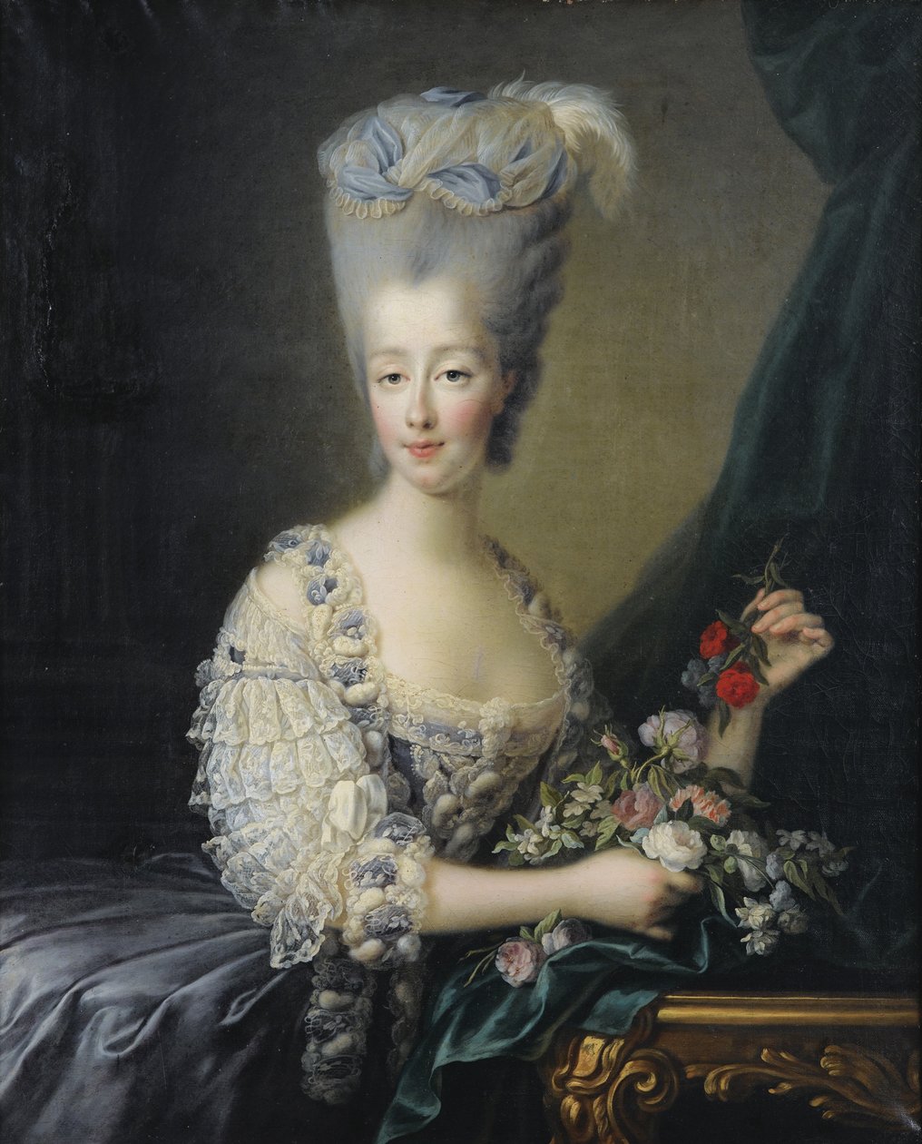 Savoy Prensesi Maria Theresa 1756-1805, Artois Kontesi by Jean Baptiste André Gautier Dagoty