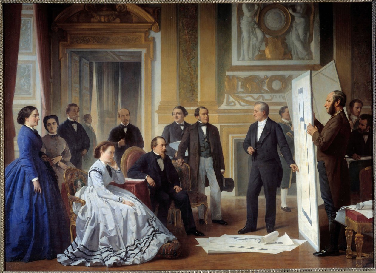 Mimar Louis Visconti (1791-1853), Ange Tissier (1814-1876) 1865