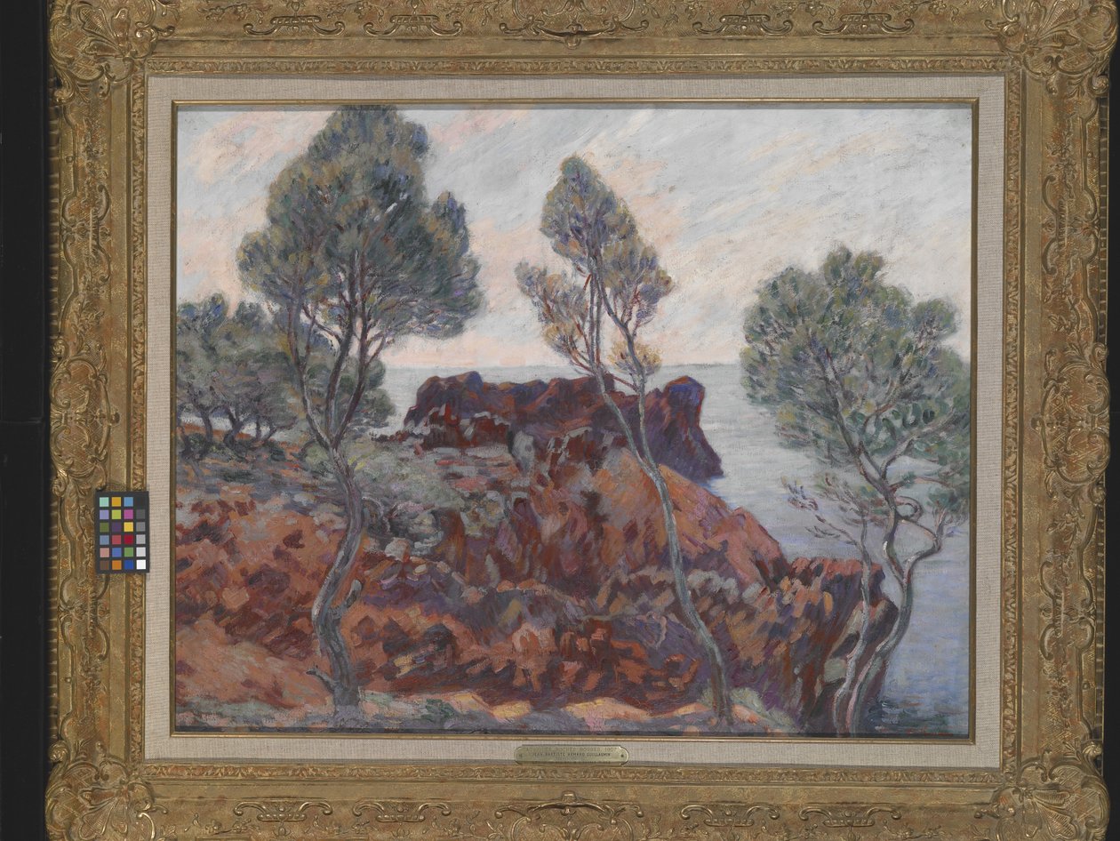 Agay - Les Roches Rouges (tuval üzerine yağlıboya) by Jean Baptiste Armand Guillaumin