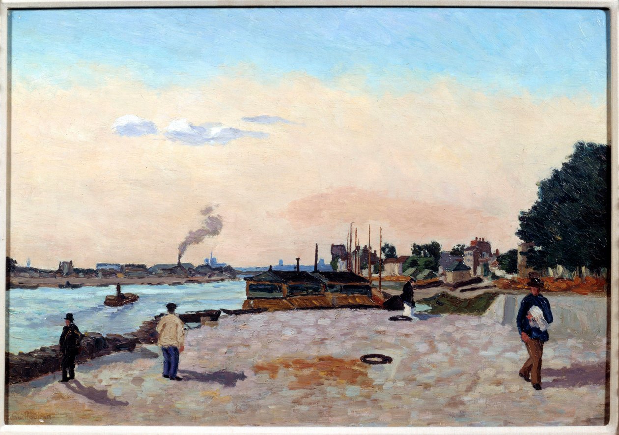 1874 civarında Bercy rıhtımı. Jean Baptiste Armand Guillaumin
