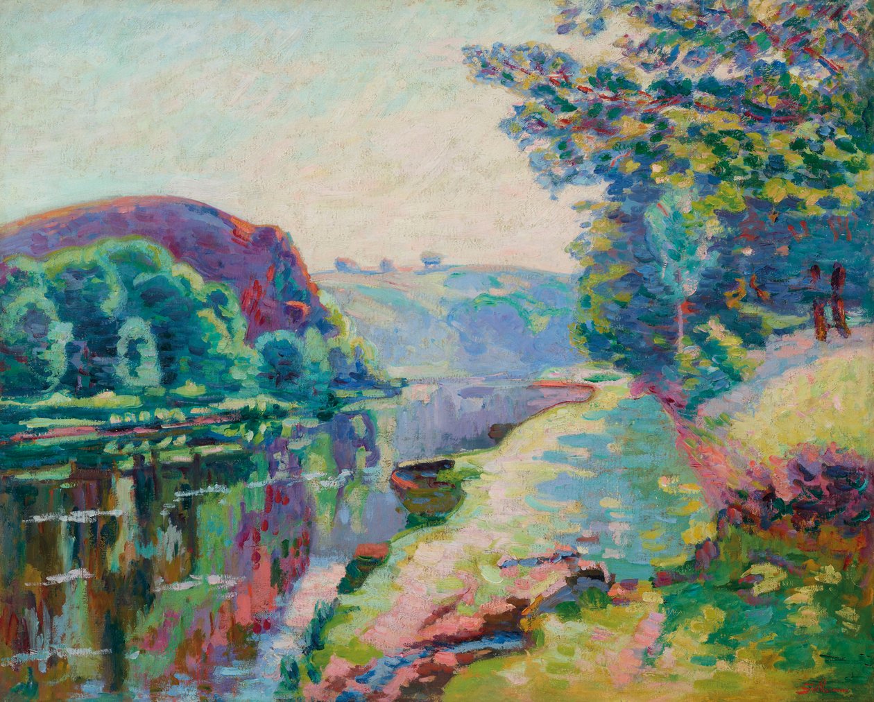 Yankı Kayası, Crozant, c. 1907. by Jean Baptiste Armand Guillaumin