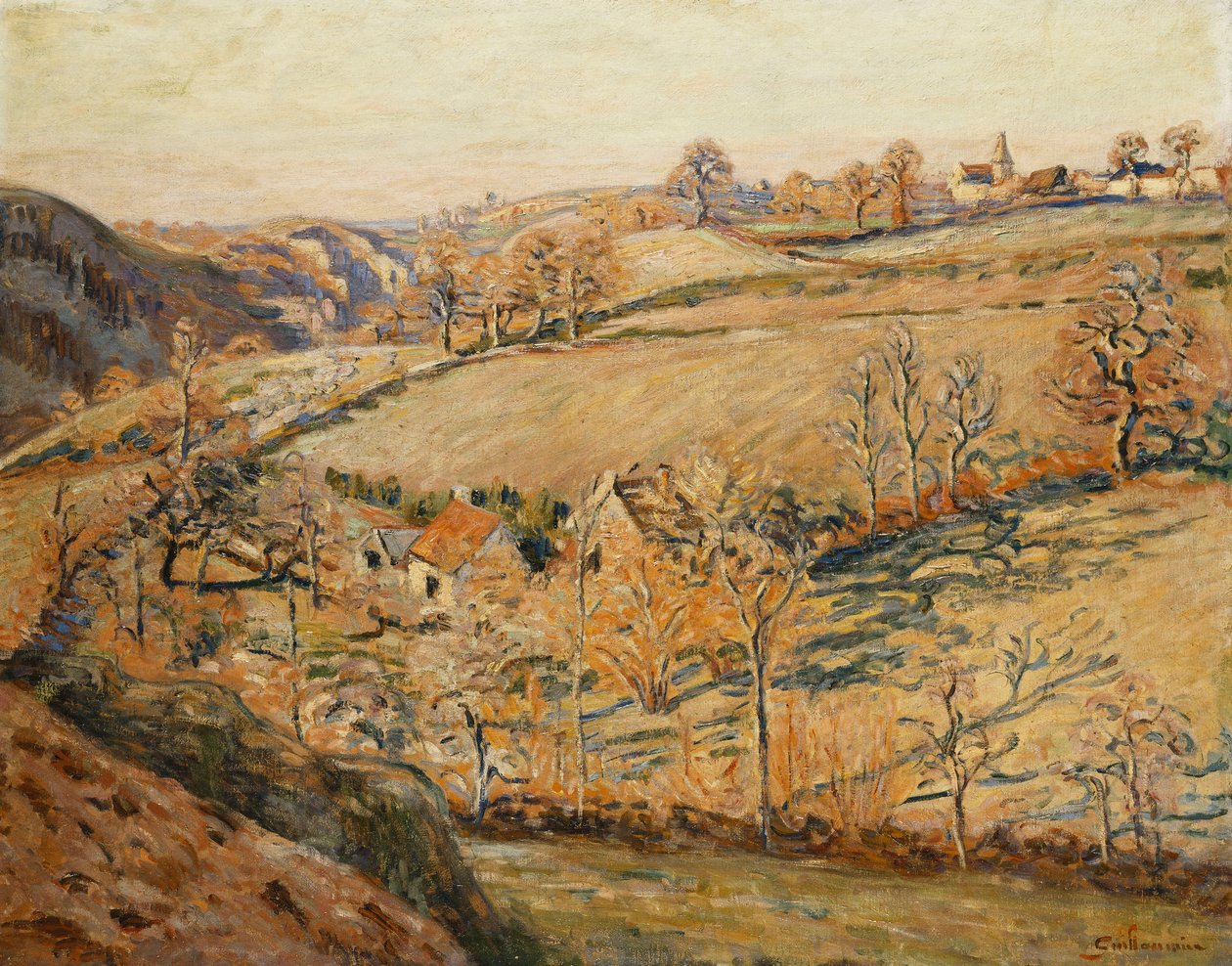 La Solitude bir Crozant, c.1895 by Jean Baptiste Armand Guillaumin
