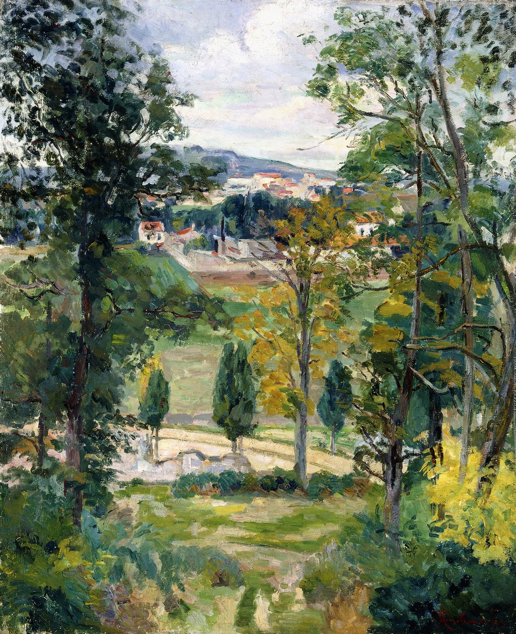 Ile de France manzarası, c.1879 by Jean Baptiste Armand Guillaumin