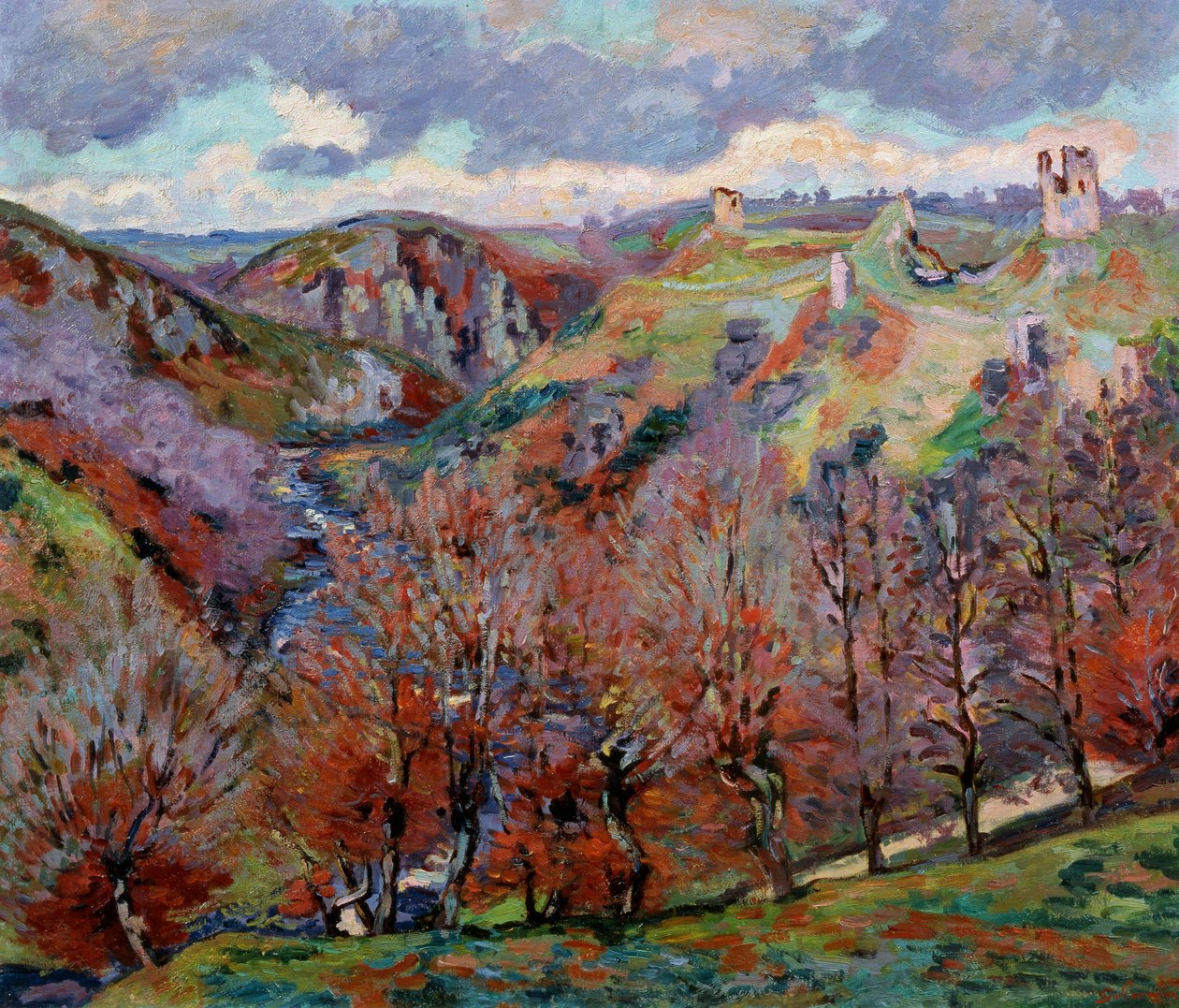 Harabelerle Peyzaj, 1897. by Jean Baptiste Armand Guillaumin
