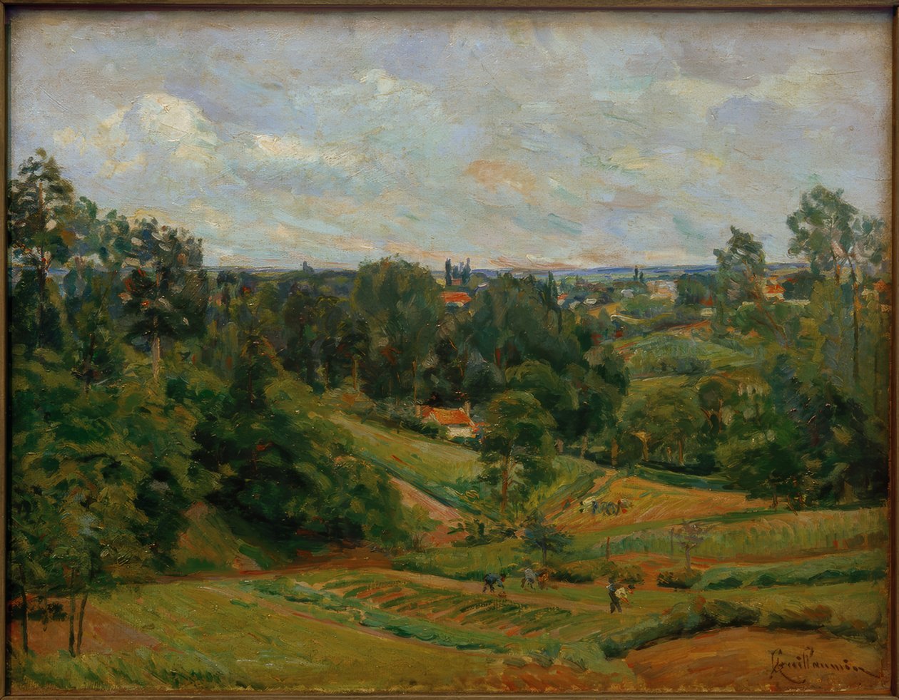 Pontoise yakınındaki manzara by Jean Baptiste Armand Guillaumin