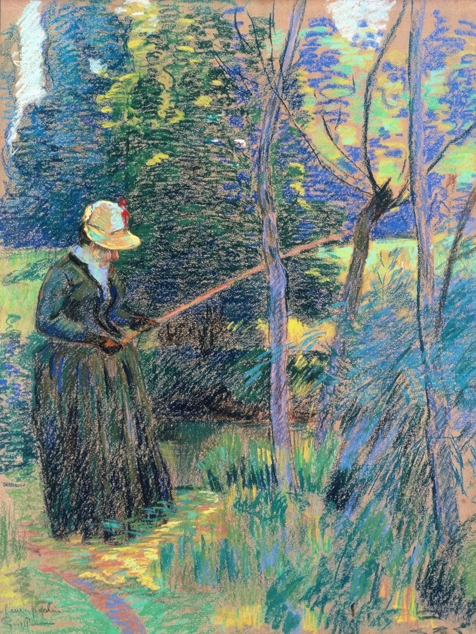 Madame Guillaumin balıkçılığı, 1894 dolayları (pastel) by Jean Baptiste Armand Guillaumin