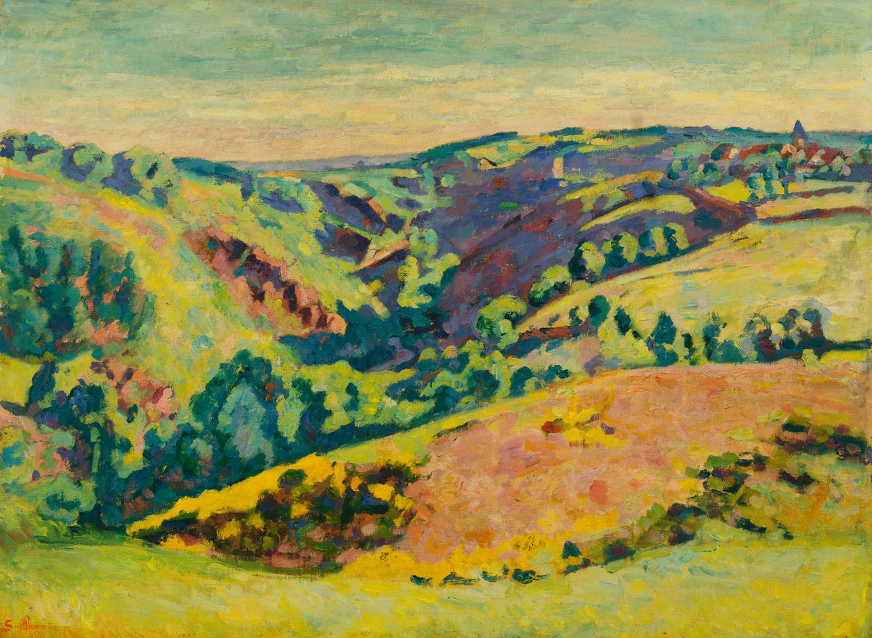 Sedelle Tepelerinde, 1921 by Jean Baptiste Armand Guillaumin
