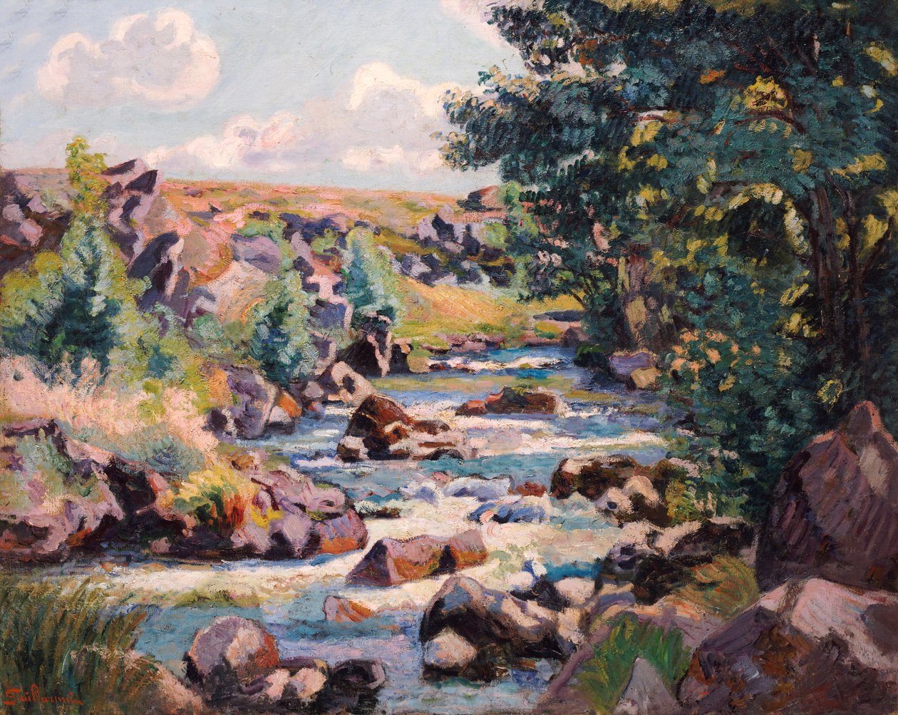 Pontgibaud Kırsal Alanı, 1893 by Jean Baptiste Armand Guillaumin