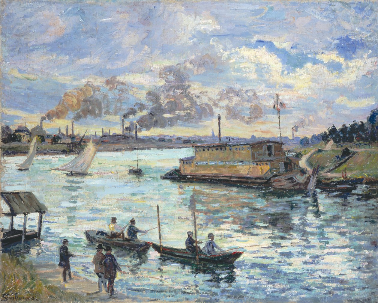 Nehir Manzarası, 1890 by Jean Baptiste Armand Guillaumin
