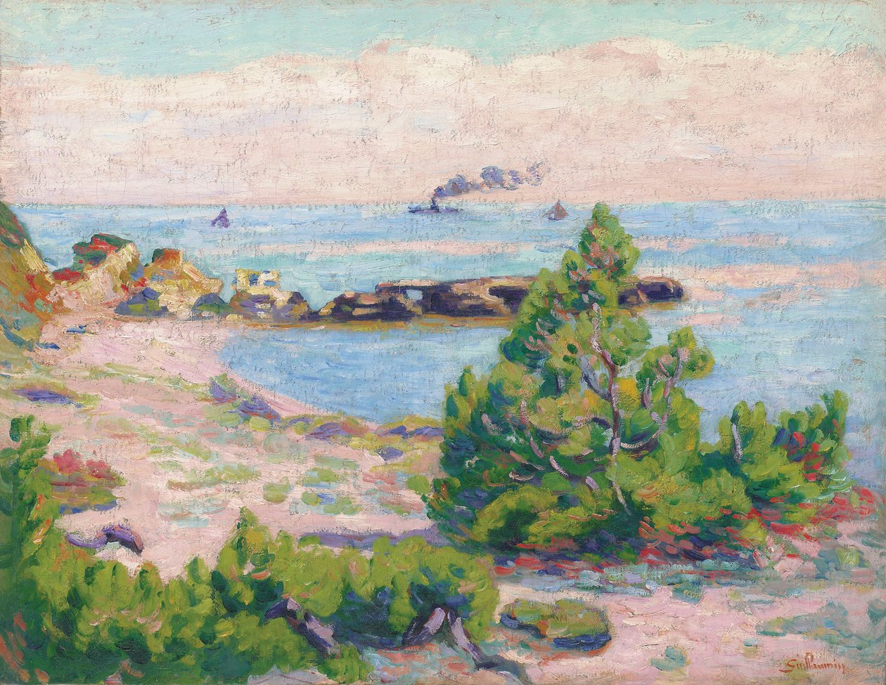 Saint Palais, Pointe de la Perriere, 1893 dolayları by Jean Baptiste Armand Guillaumin