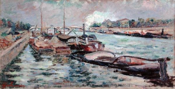 Seine Nehri by Jean Baptiste Armand Guillaumin