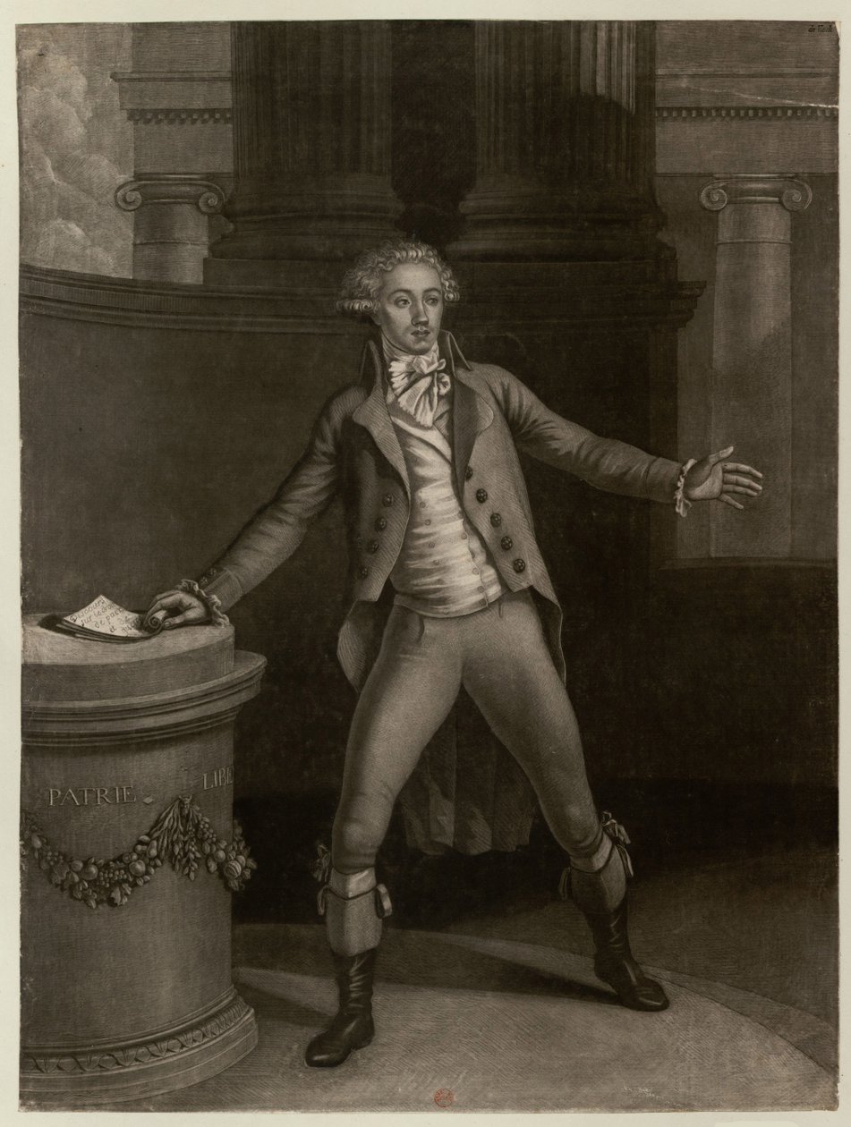 Antoine-Pierre-Joseph-Marie Barnave 1761-1793. by Jean Baptiste Audebert