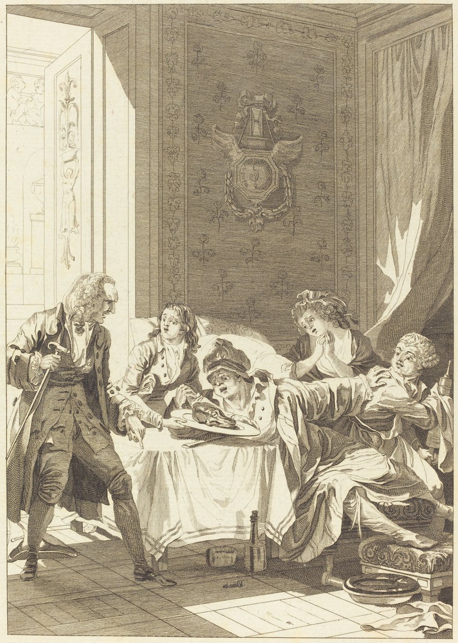obur by Jean Baptiste Blaise Simonet after Jacques Louis François Touzé