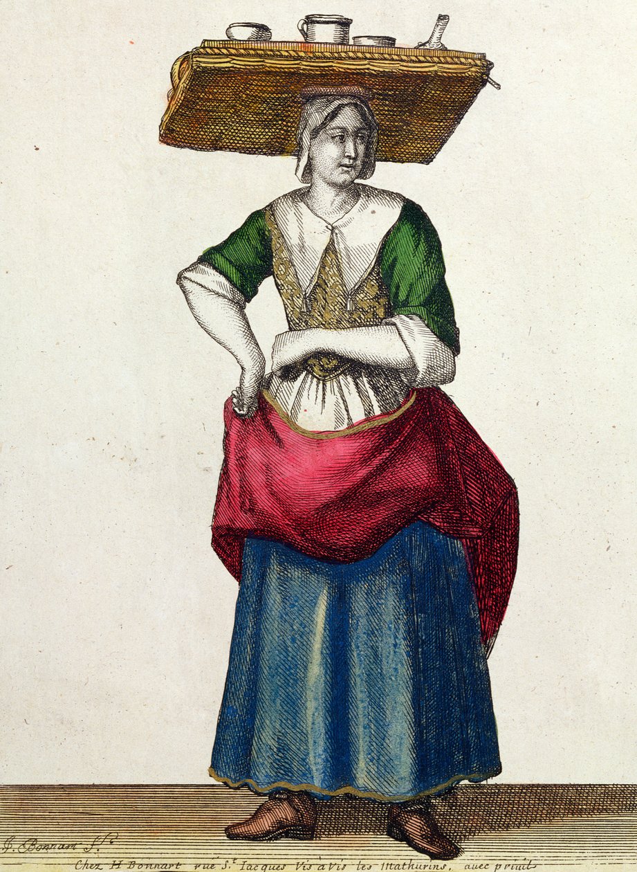 Cheese Crier, 17. yüzyıl sonu by Jean Baptiste Bonnart