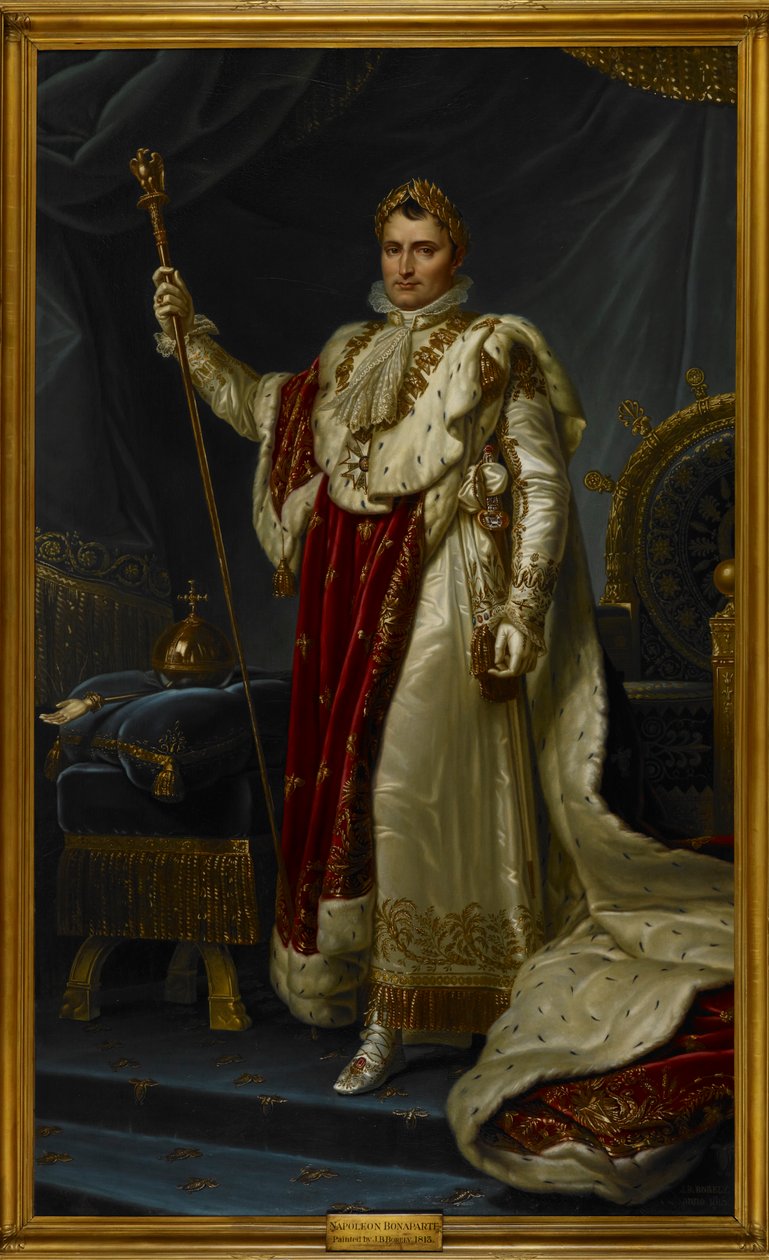 Napoleon Bonaparte taç giyme töreninde by Jean Baptiste Borely