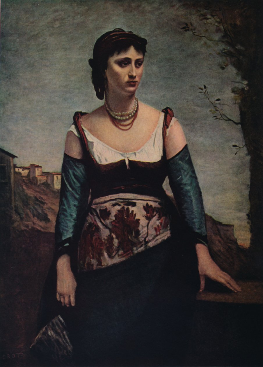 Agostina, 1866 by Jean Baptiste Camille Corot