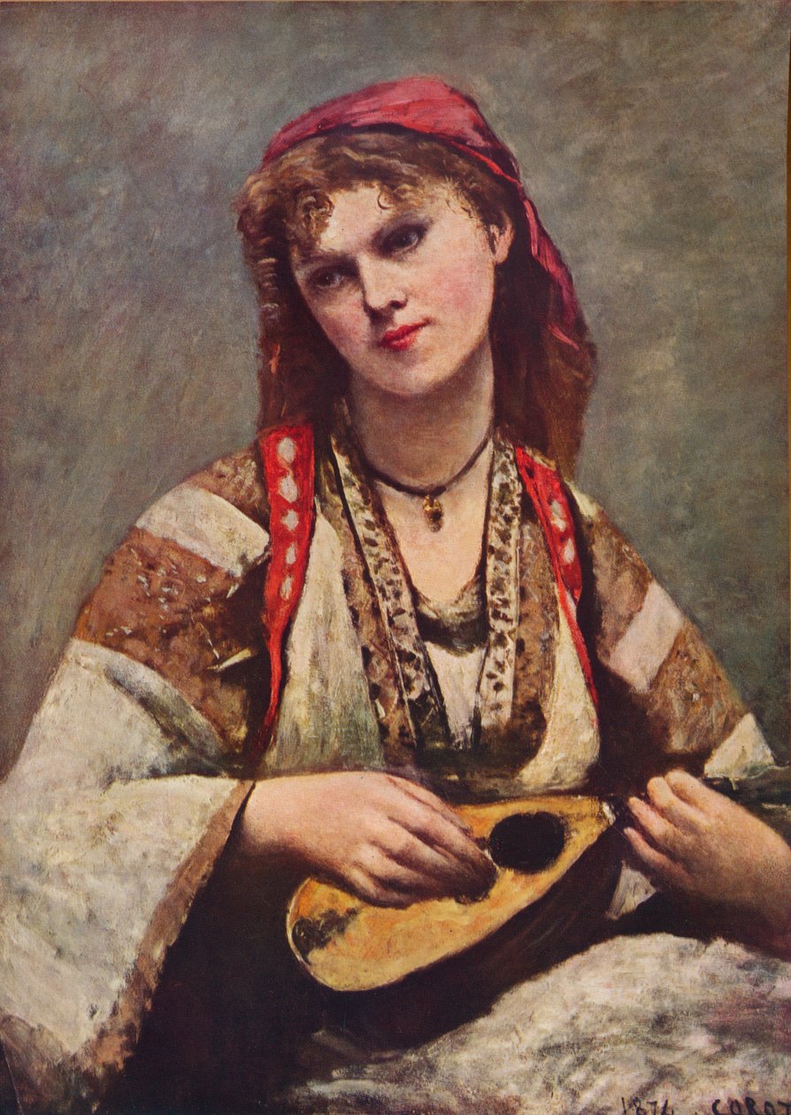 Christine Nilsson, 1874 1935 by Jean Baptiste Camille Corot