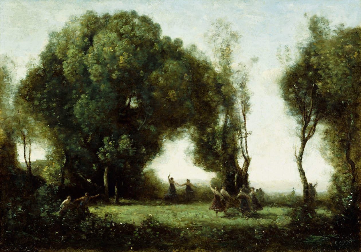 Perilerin Dansı, by Jean Baptiste Camille Corot