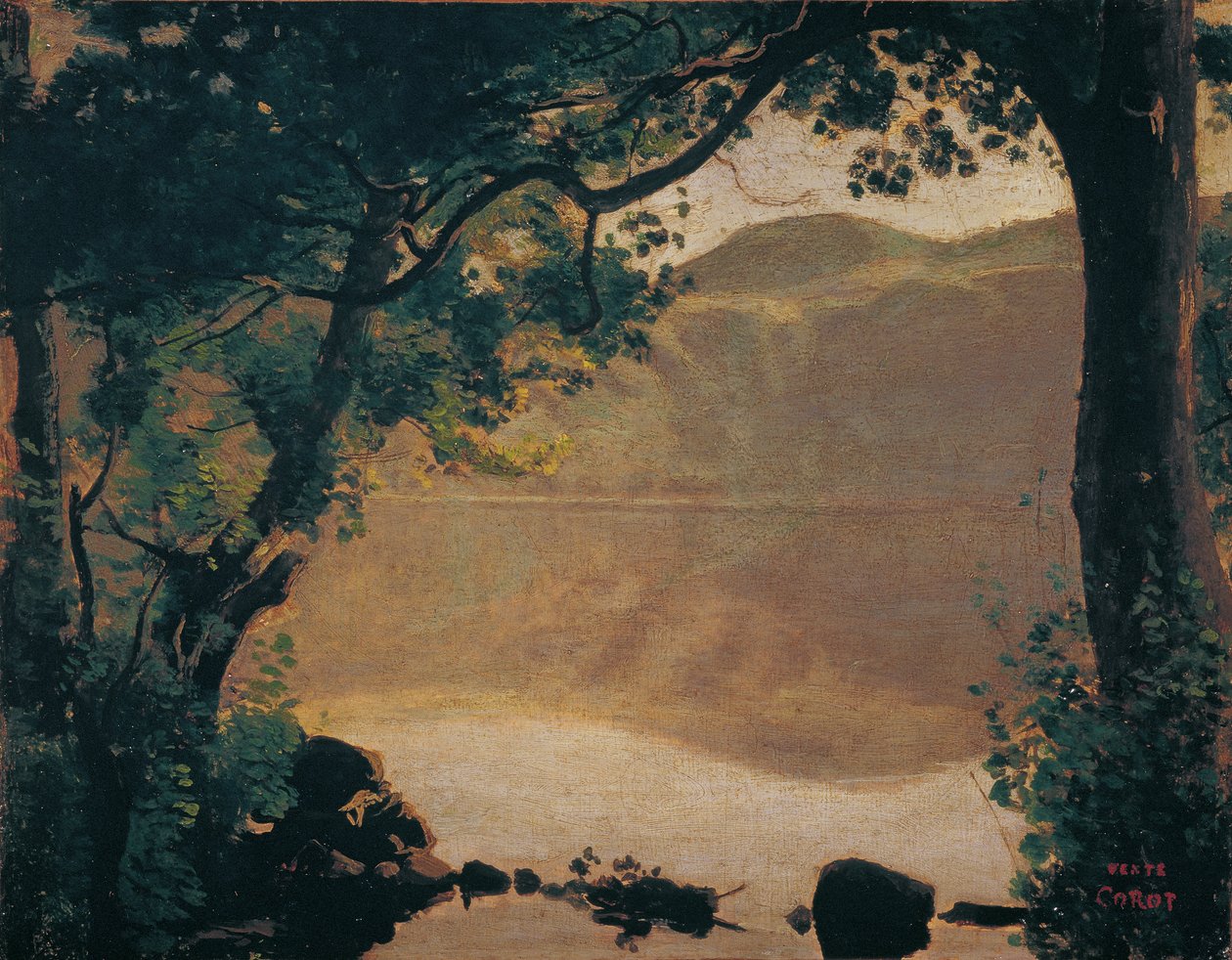 Nemisee by Jean Baptiste Camille Corot