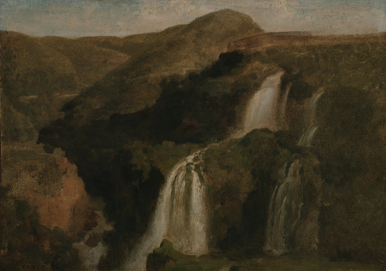 Tivoli Şelaleleri by Jean Baptiste Camille Corot